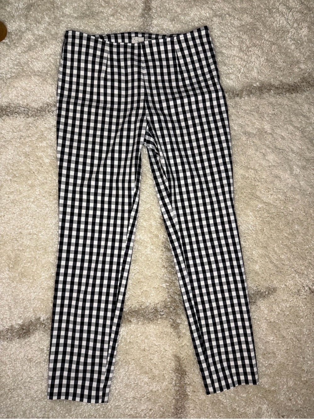 a new day Black & White Gingham Kids Leggings